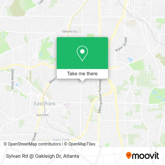 Sylvan Rd @ Oakleigh Dr map