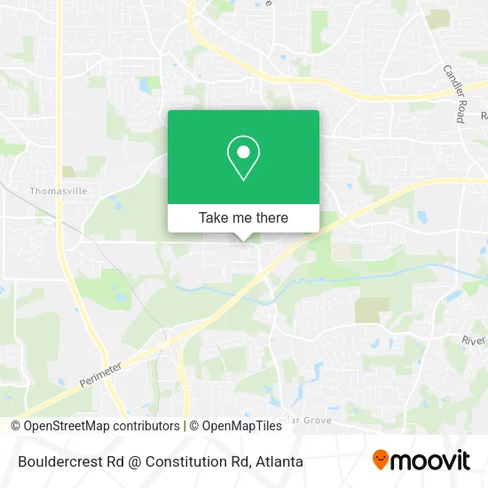 Bouldercrest Rd @ Constitution Rd map