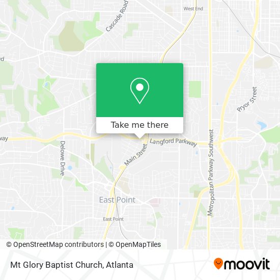 Mt Glory Baptist Church map