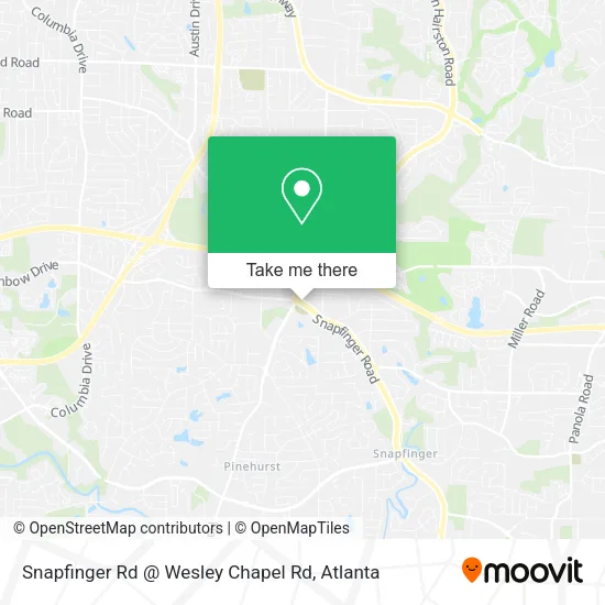 Snapfinger Rd @ Wesley Chapel Rd map