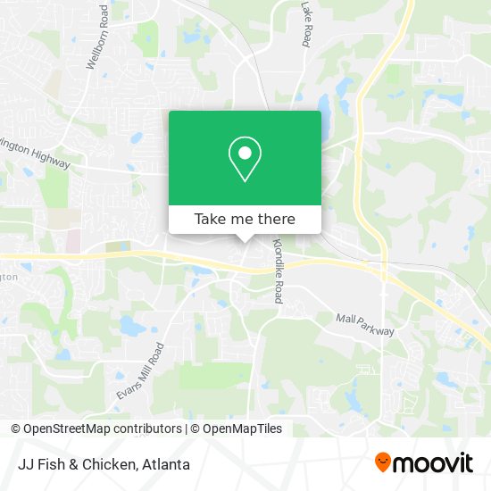 JJ Fish & Chicken map