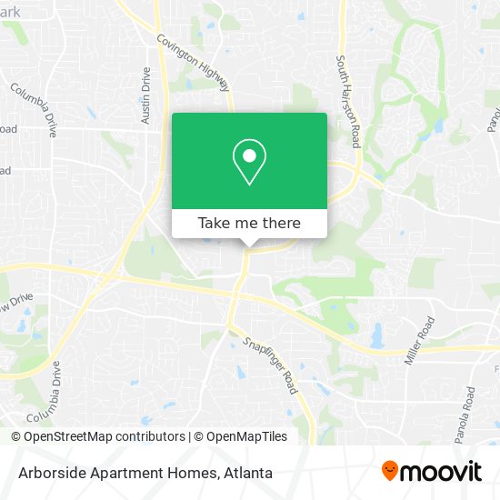 Arborside Apartment Homes map