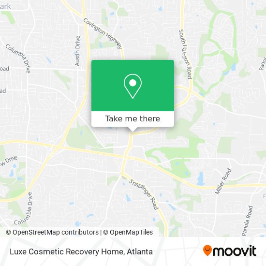 Luxe Cosmetic Recovery Home map