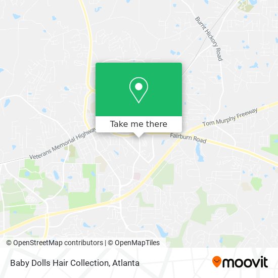 Baby Dolls Hair Collection map