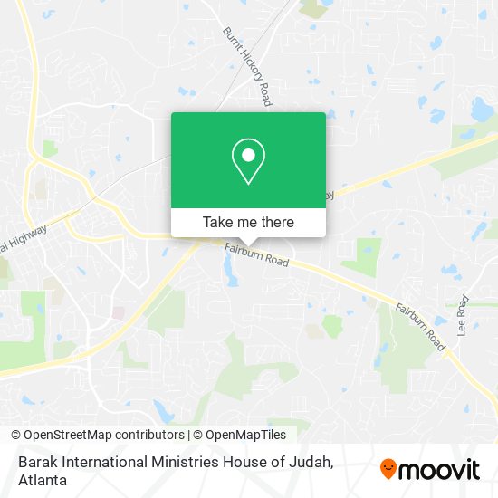 Barak International Ministries House of Judah map