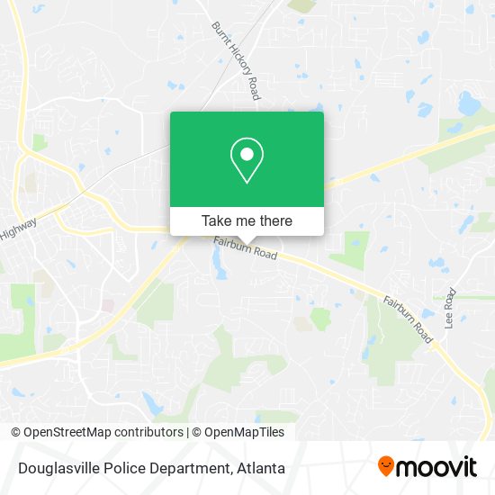Mapa de Douglasville Police Department