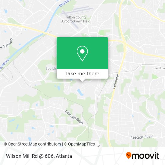 Mapa de Wilson Mill Rd @ 606