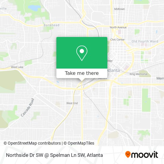 Northside Dr SW @ Spelman Ln SW map