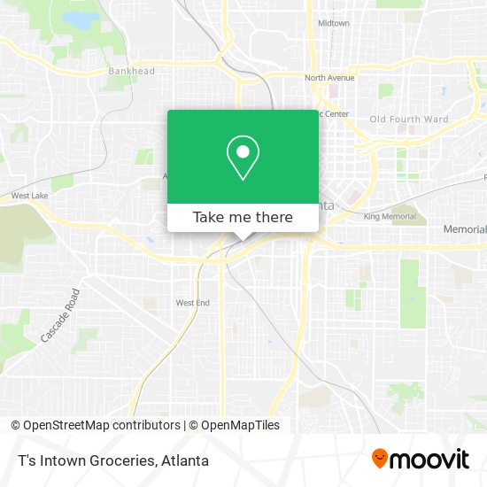 T's Intown Groceries map