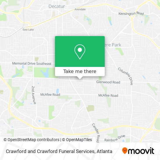 Mapa de Crawford and Crawford Funeral Services