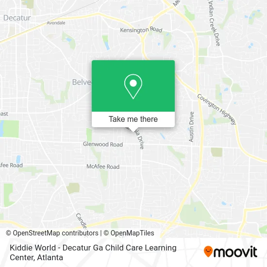 Kiddie World - Decatur Ga Child Care Learning Center map