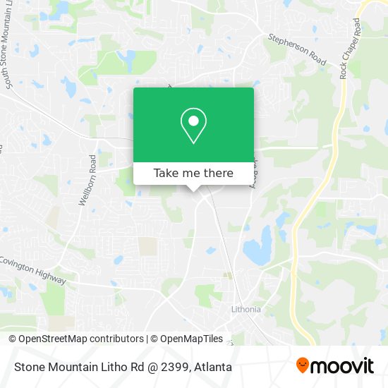 Stone Mountain Litho Rd @ 2399 map