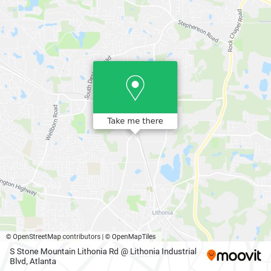 S Stone Mountain Lithonia Rd @ Lithonia Industrial Blvd map