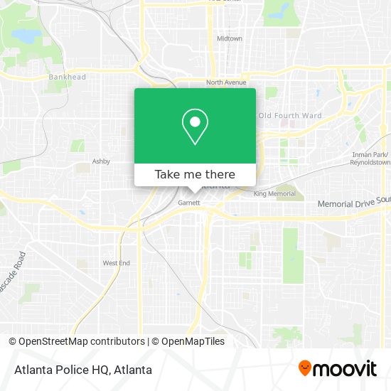 Mapa de Atlanta Police HQ