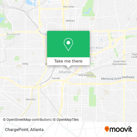 ChargePoint map