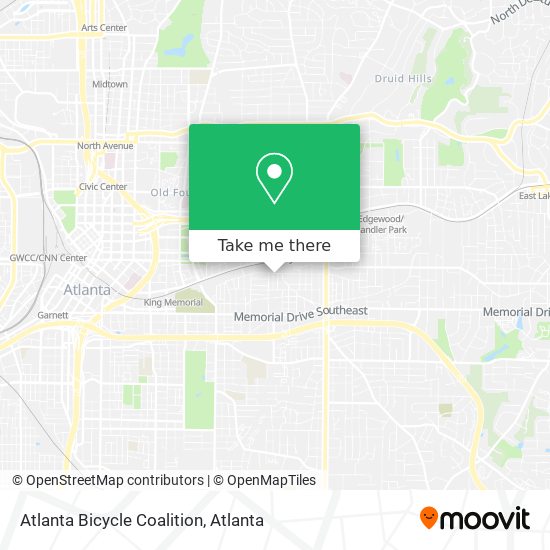 Atlanta Bicycle Coalition map