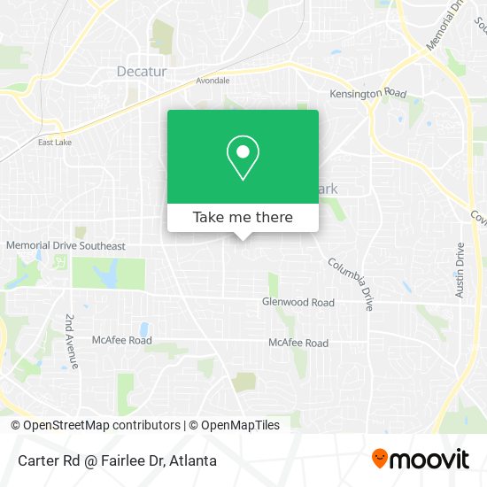 Mapa de Carter Rd @ Fairlee Dr