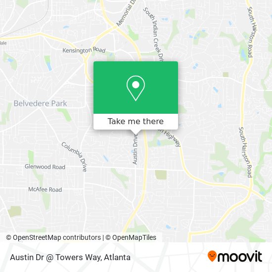 Austin Dr @ Towers Way map