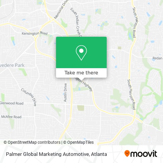 Mapa de Palmer Global Marketing Automotive