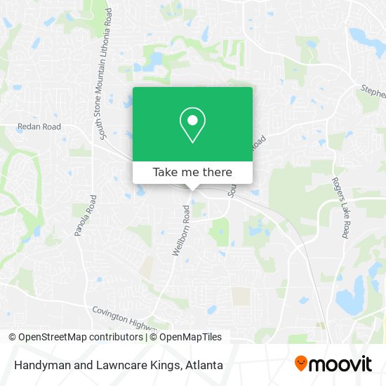 Handyman and Lawncare Kings map