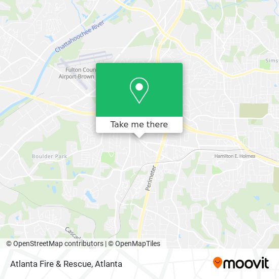 Atlanta Fire & Rescue map