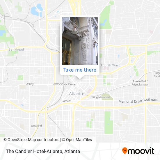 The Candler Hotel-Atlanta map