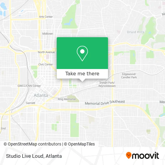 Studio Live Loud map