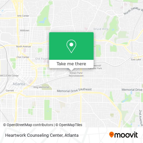 Heartwork Counseling Center map