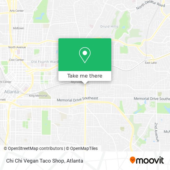 Mapa de Chi Chi Vegan Taco Shop