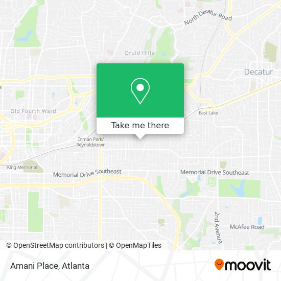 Mapa de Amani Place