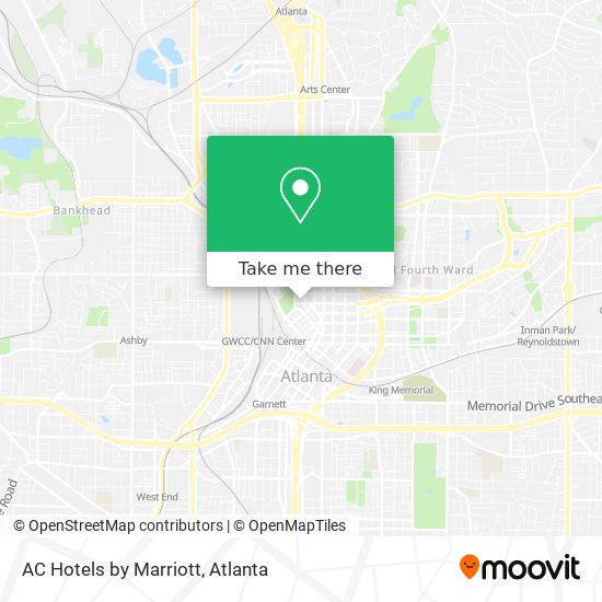 Mapa de AC Hotels by Marriott