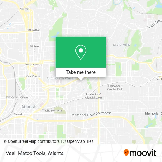 Vasil Matco Tools map