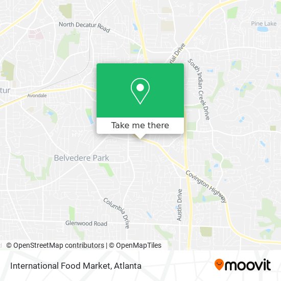Mapa de International Food Market