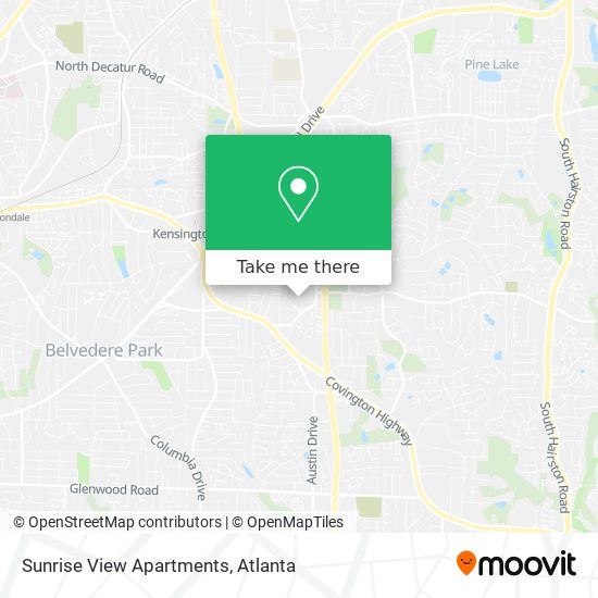 Sunrise View Apartments map