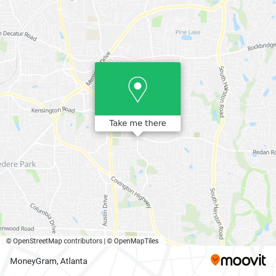 MoneyGram map