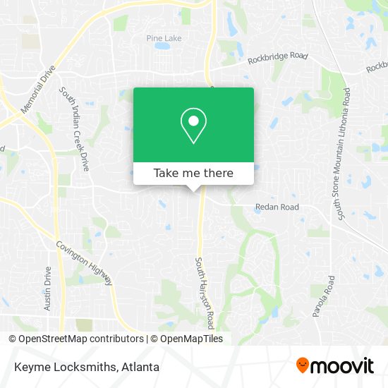 Keyme Locksmiths map