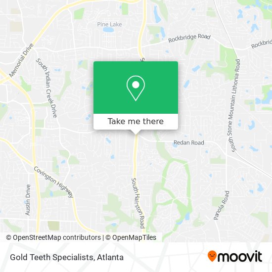 Mapa de Gold Teeth Specialists