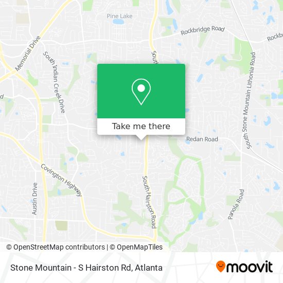 Mapa de Stone Mountain - S Hairston Rd