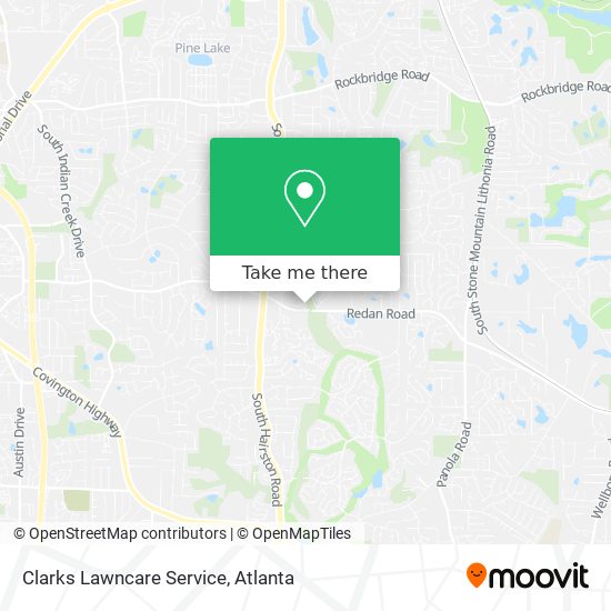 Clarks Lawncare Service map