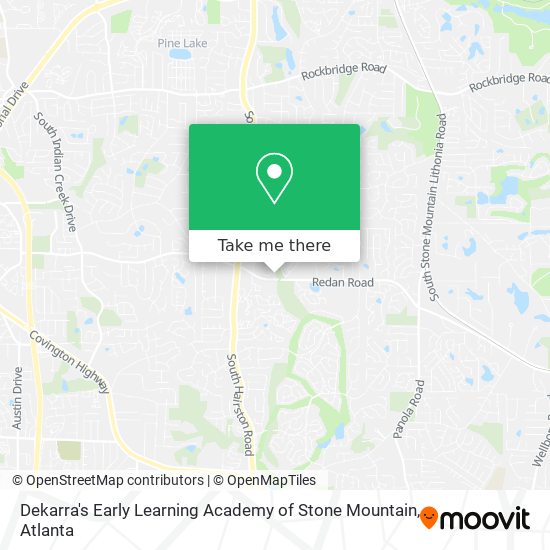 Dekarra's Early Learning Academy of Stone Mountain map