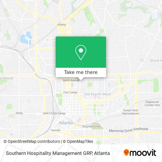 Southern Hospitality Management GRP map