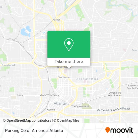 Parking Co of America map