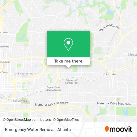 Emergency Water Removal map
