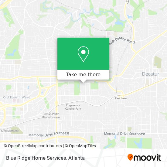 Blue Ridge Home Services map