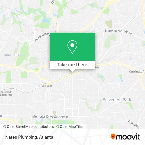 Mapa de Nates Plumbing