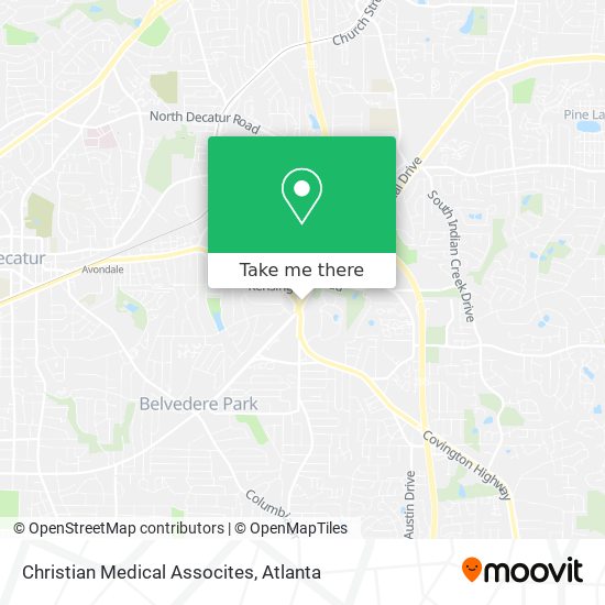 Christian Medical Assocites map