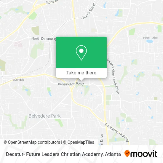 Decatur- Future Leaders Christian Academy map