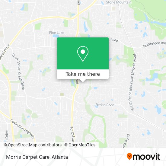 Morris Carpet Care map