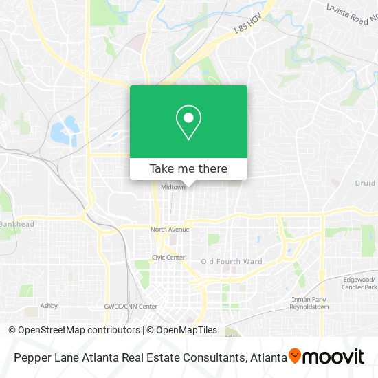 Mapa de Pepper Lane Atlanta Real Estate Consultants