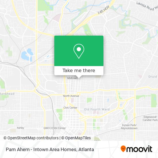 Pam Ahern - Intown Area Homes map